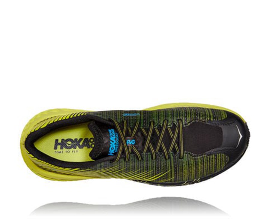 Hoka One One Trailove Tenisky Damske Čierne/Zelene - Evo Speedgoat - 80924-LTPE